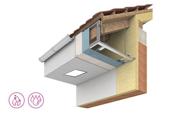 Prikaz Cementex izolacionih ploča kod opšivanja krovova i streha, čime se postižu hidroizolacija i termoizolacija objekta.